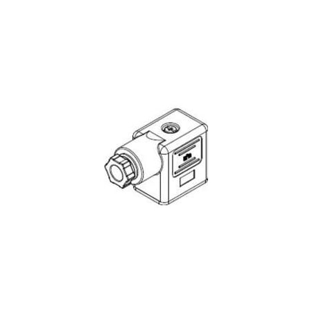 Woodhead Mpm Din Valve Connector, Form B-Industrial, Pg7 Internal Thread, 2 Pole C12207N21